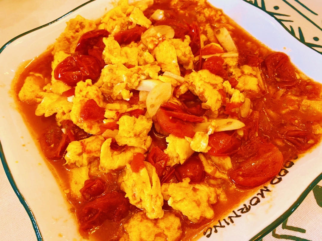 樱桃小番茄炒蛋