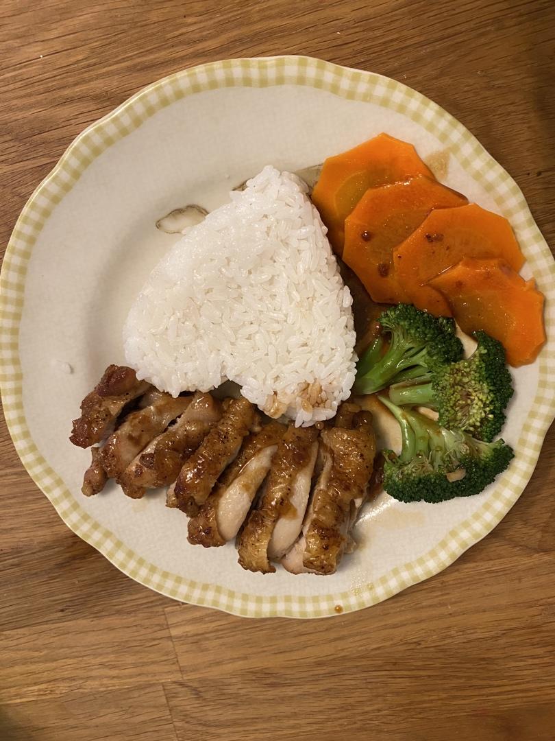 照烧鸡腿饭