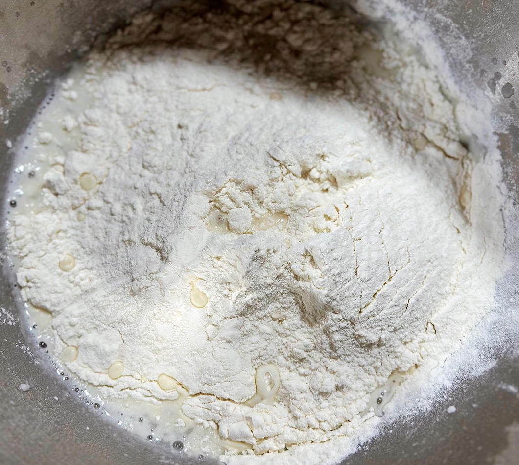 纯奶手撕吐司的做法 步骤1