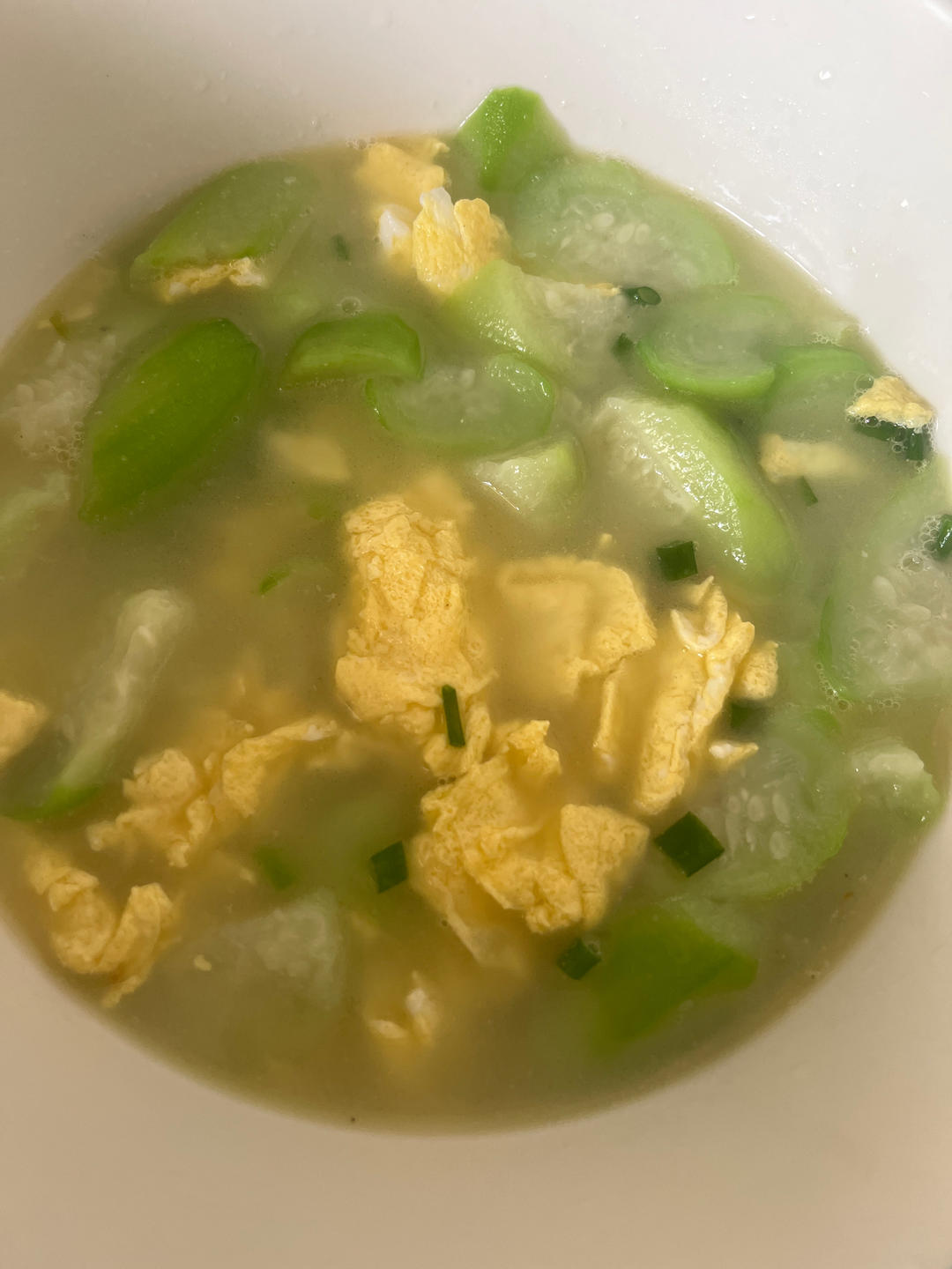 丝瓜鸡蛋汤