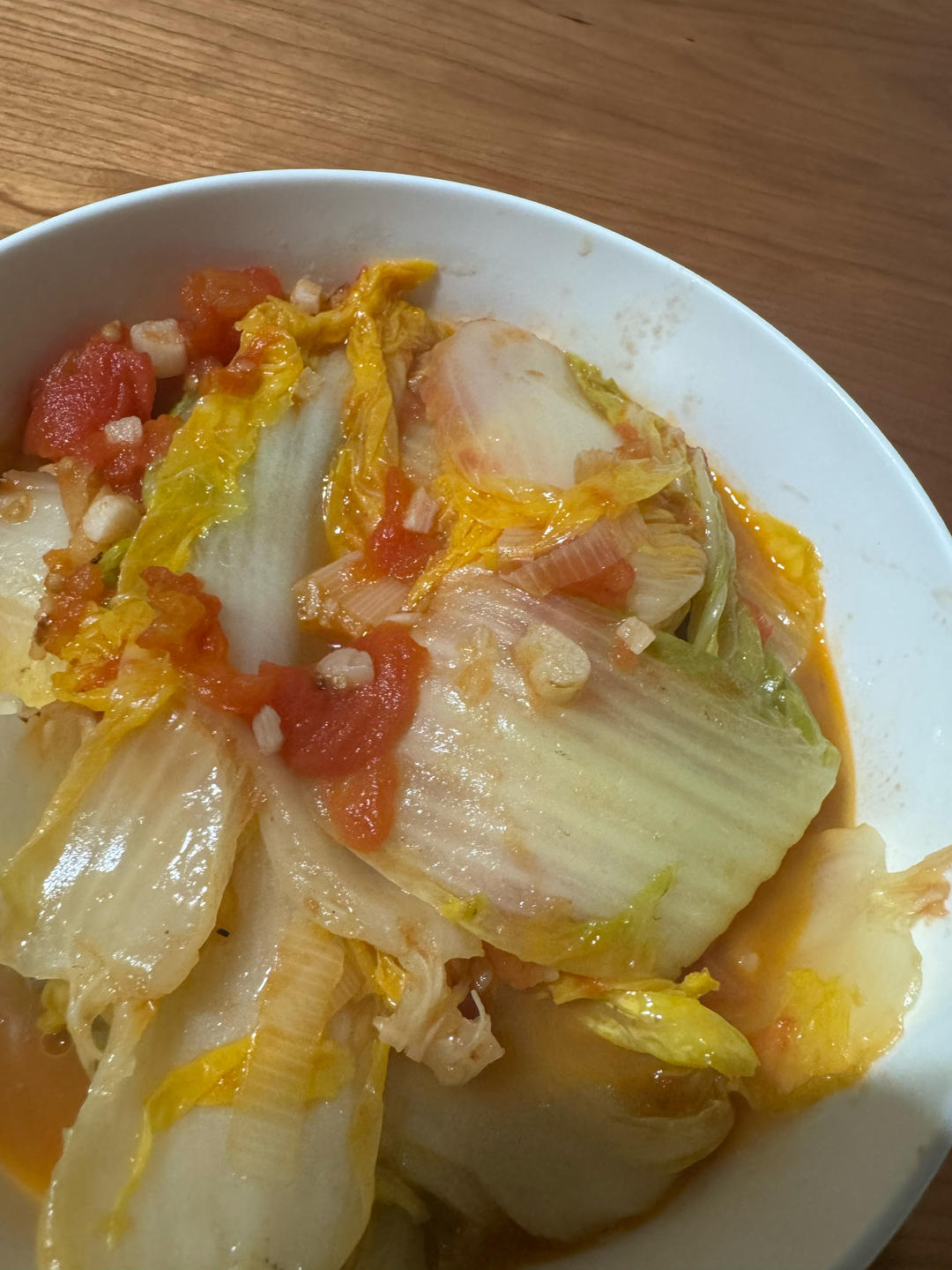 西红柿炒白菜