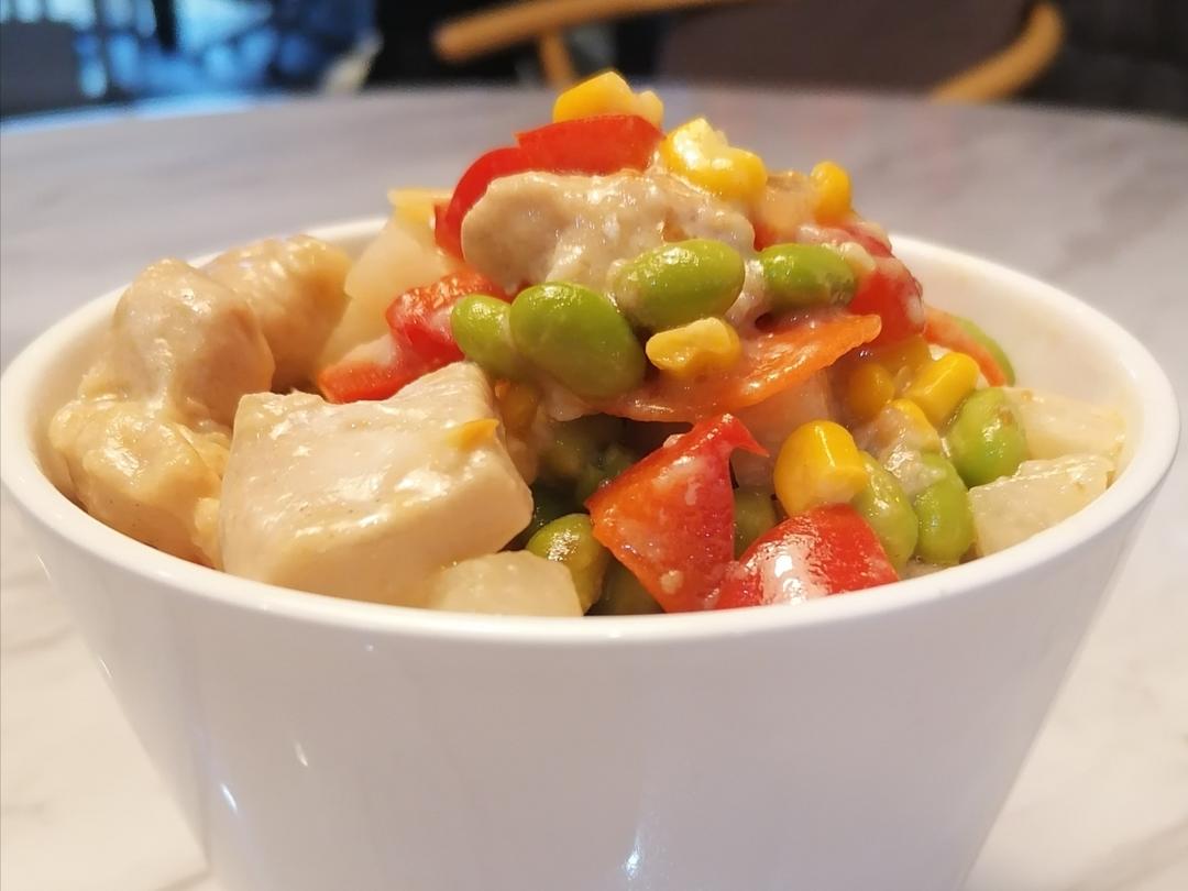 五色鸡丁👉🏻滑嫩大法看这里的做法