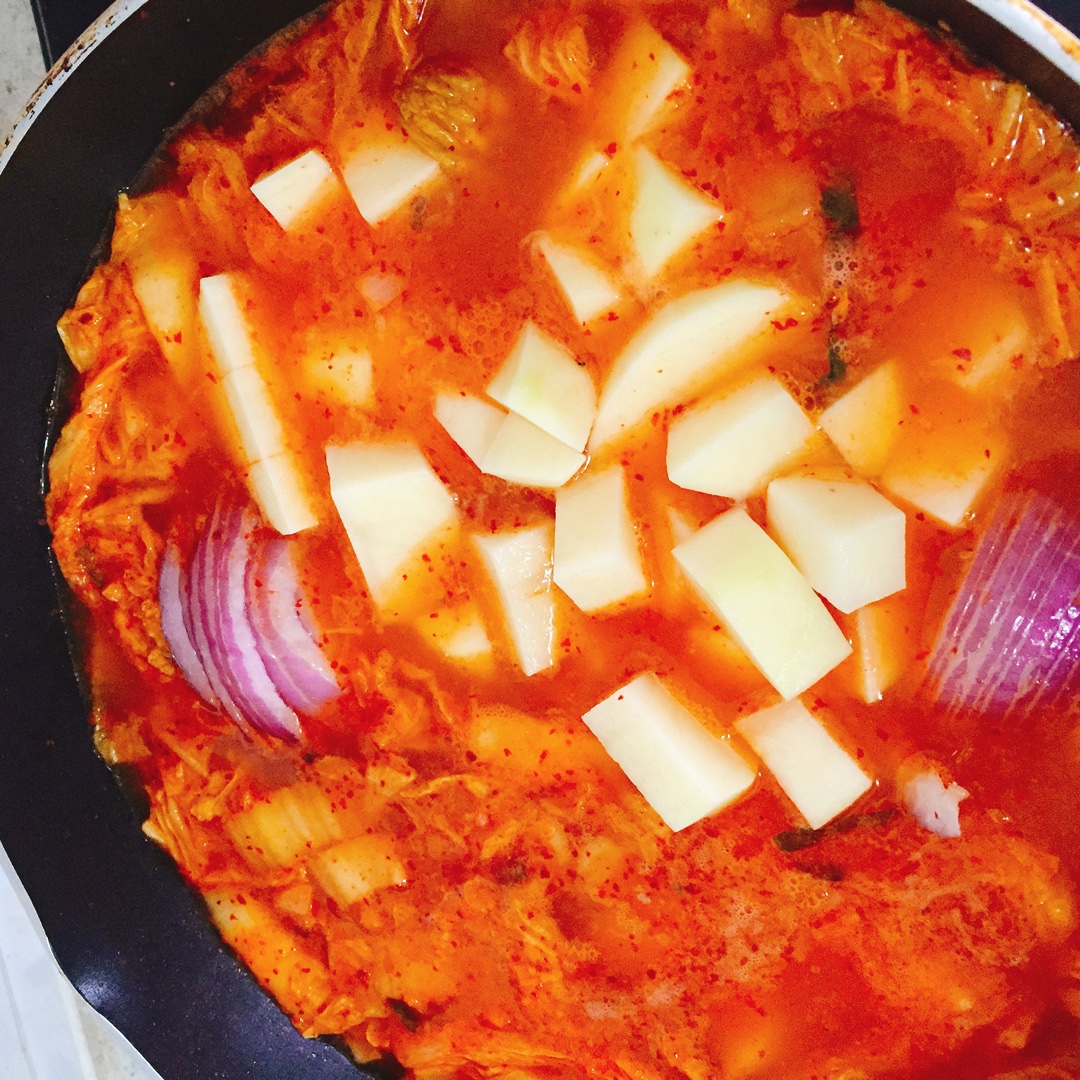 韩式泡菜汤的做法 步骤3