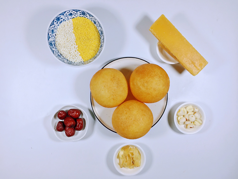 广式糖粥·黄金白玉粥（金银堆满屋）的做法 步骤1