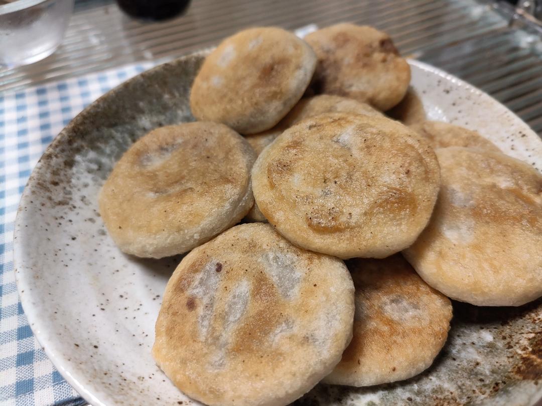 ㊙️东北糯米豆沙粘火勺 烫面法饼超级软 附虎口收拢法整形视频