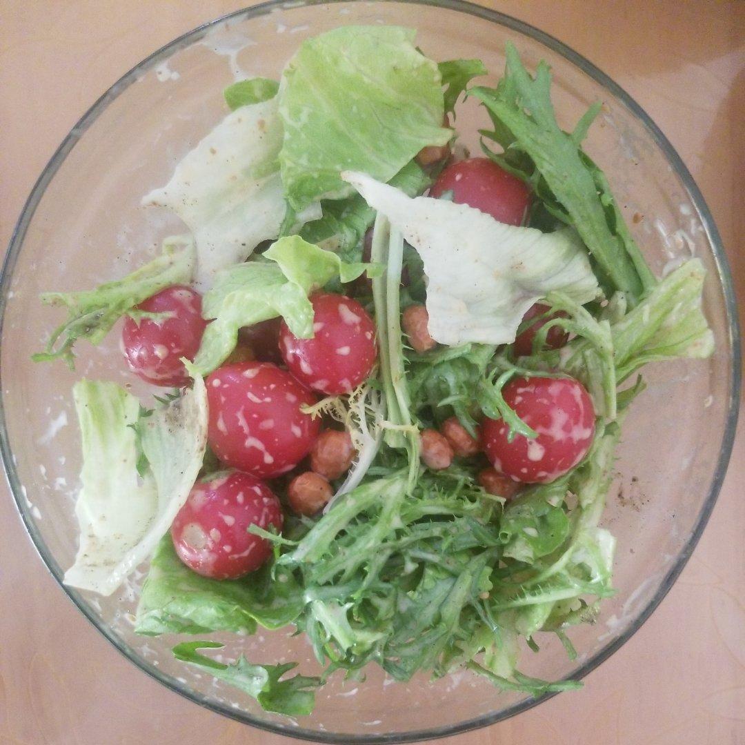 nana9yz7做的自制沙拉酱替代品大拌菜调味汁