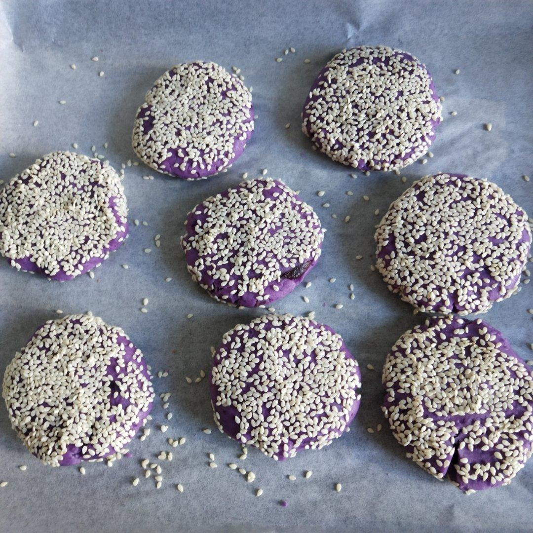 紫薯糯米小饼--超简单烤箱版