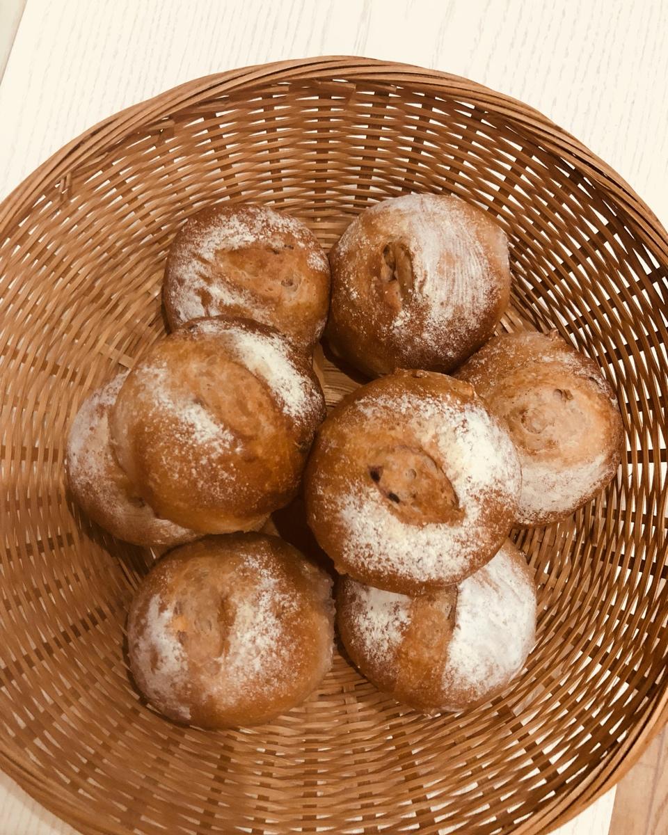 富泽食谱 | 杂粮核桃面包（无蛋、奶、黄油）