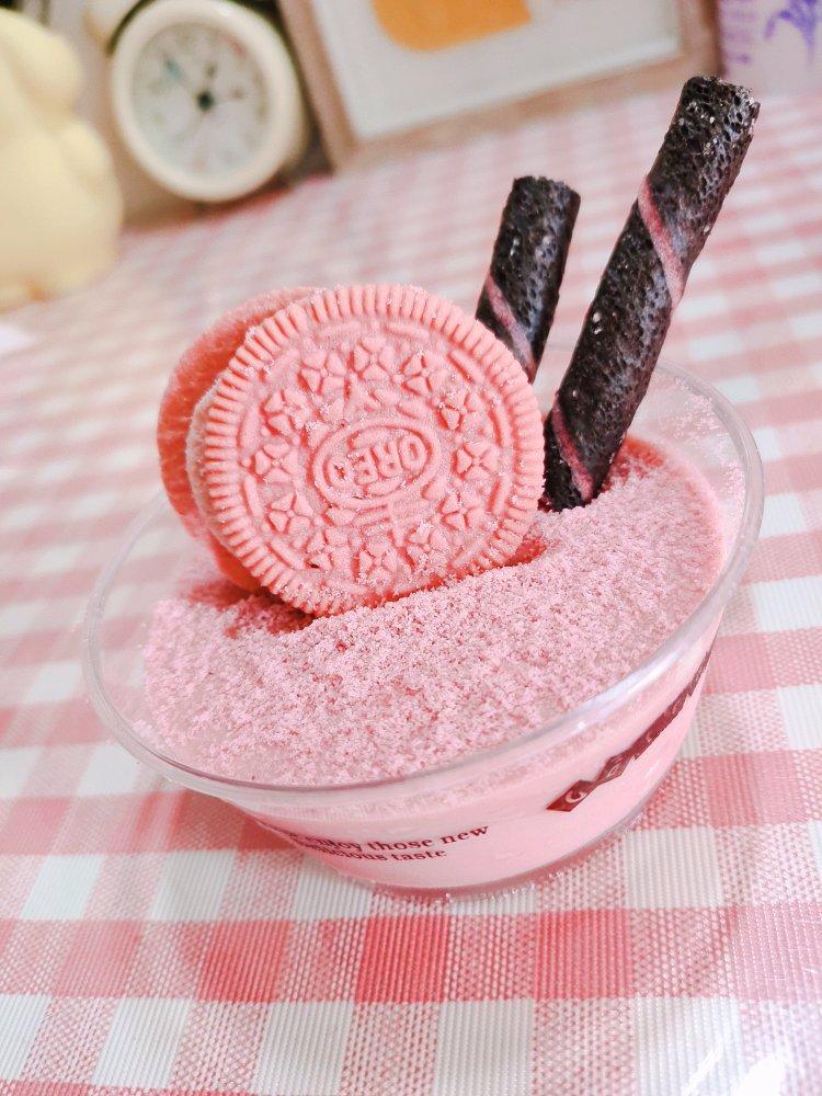 粉色少女心❗️吃一口就爱上的巧克力慕斯