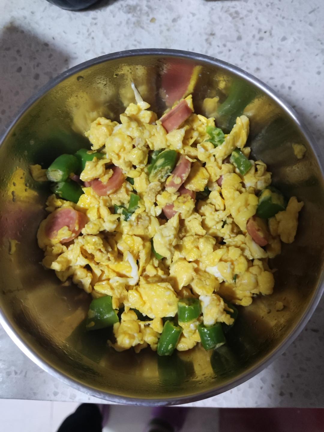 不一样的辣椒炒鸡蛋～下饭神器!