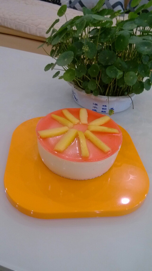 蜜桃冻芝士蛋糕