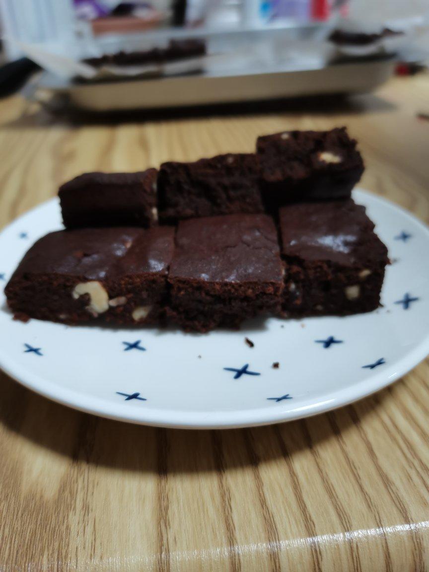 『成年人蛋糕』咖啡巧克力布朗尼|258卡|45分钟搞定