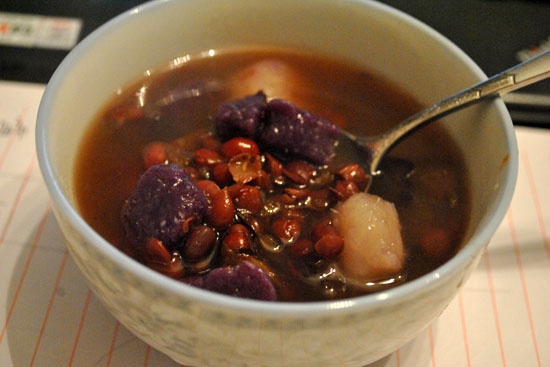 芋圆红豆汤