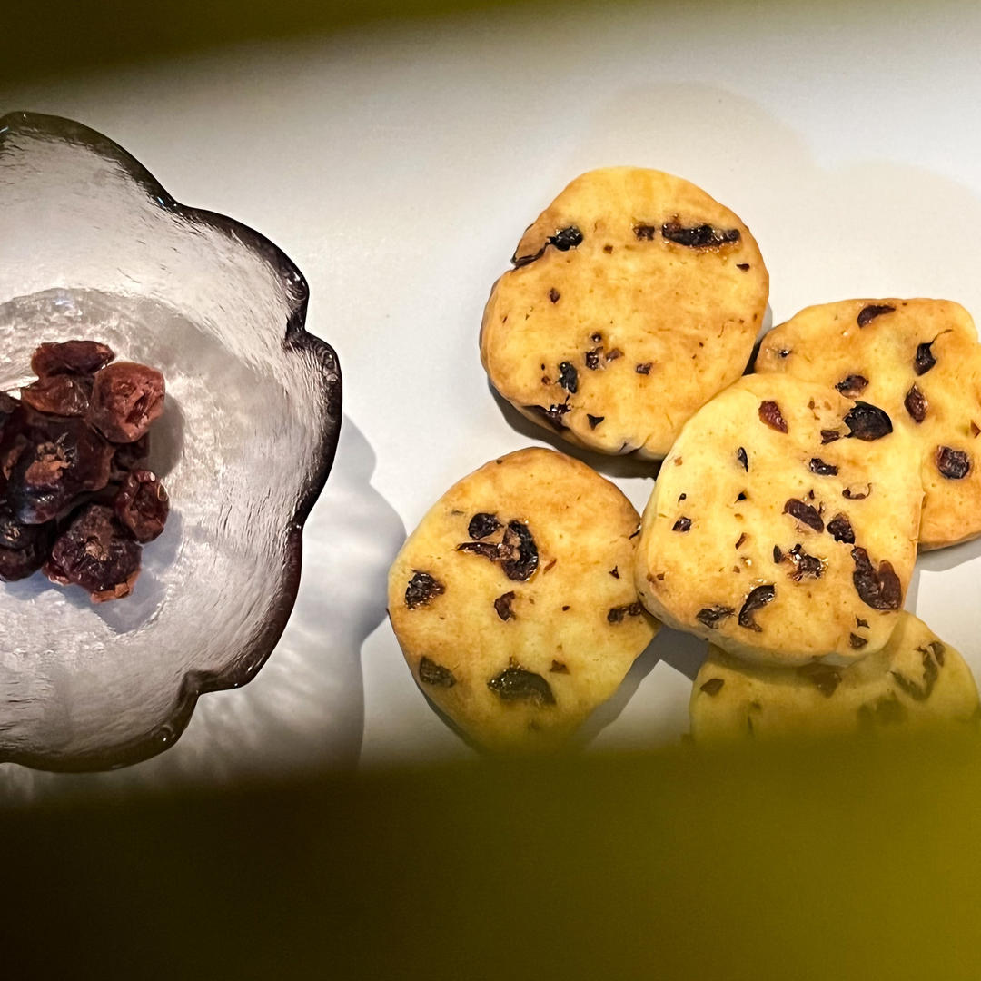 低糖少油版蔓越莓饼干