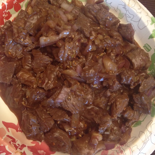 孜然牛肉粒