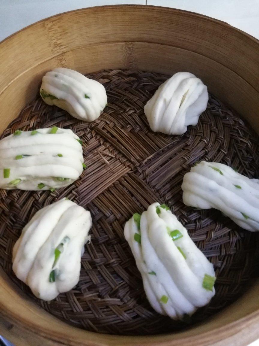 椒盐葱香花卷