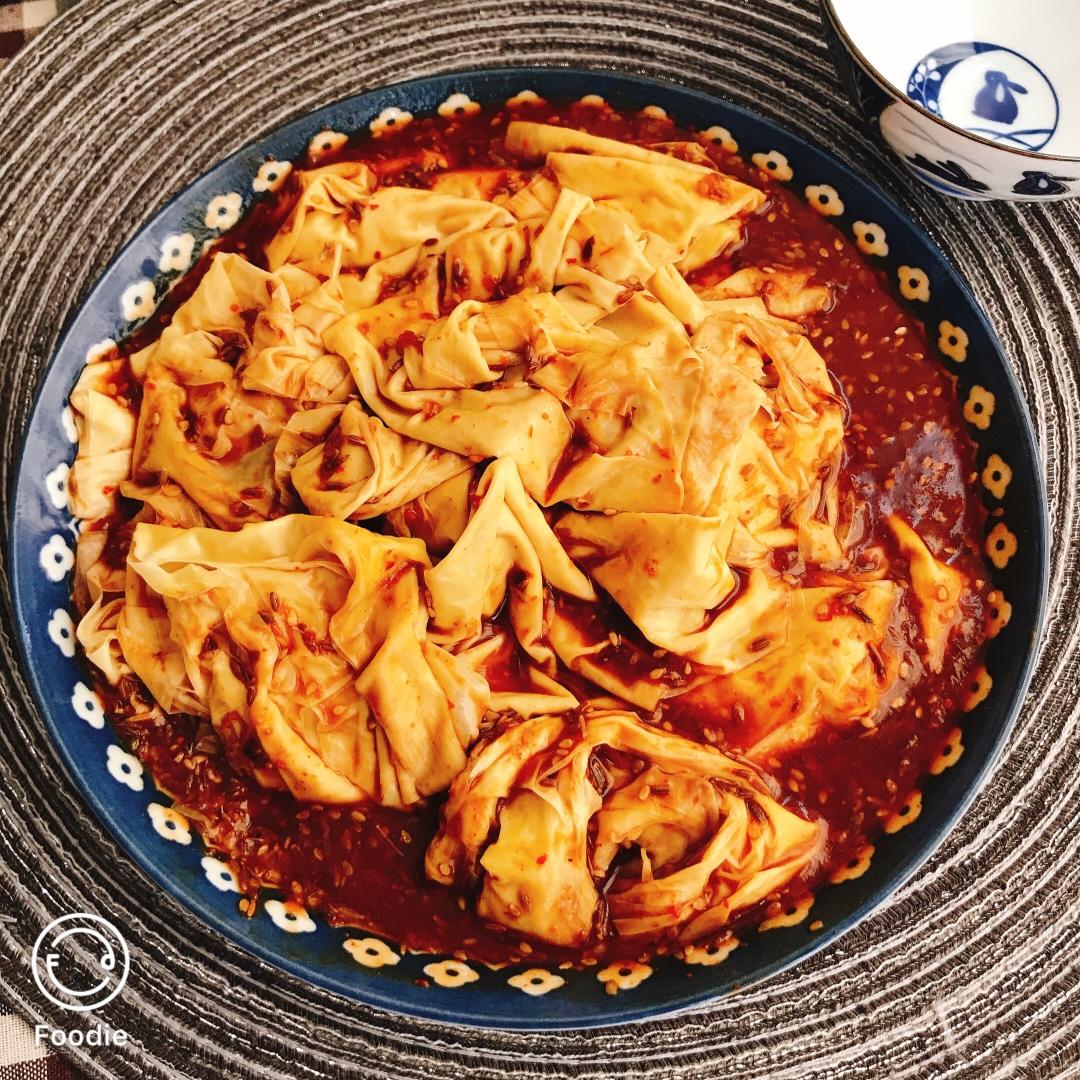 老式拌豆皮（小时候的味道）