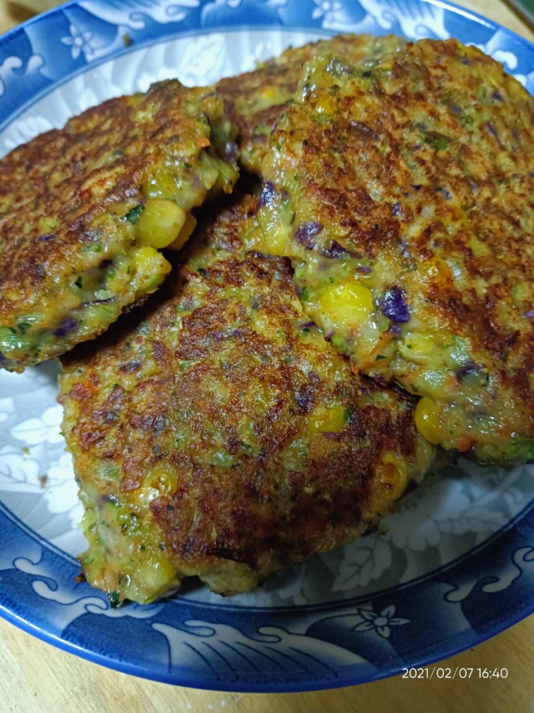 【蔬菜鸡肉饼】