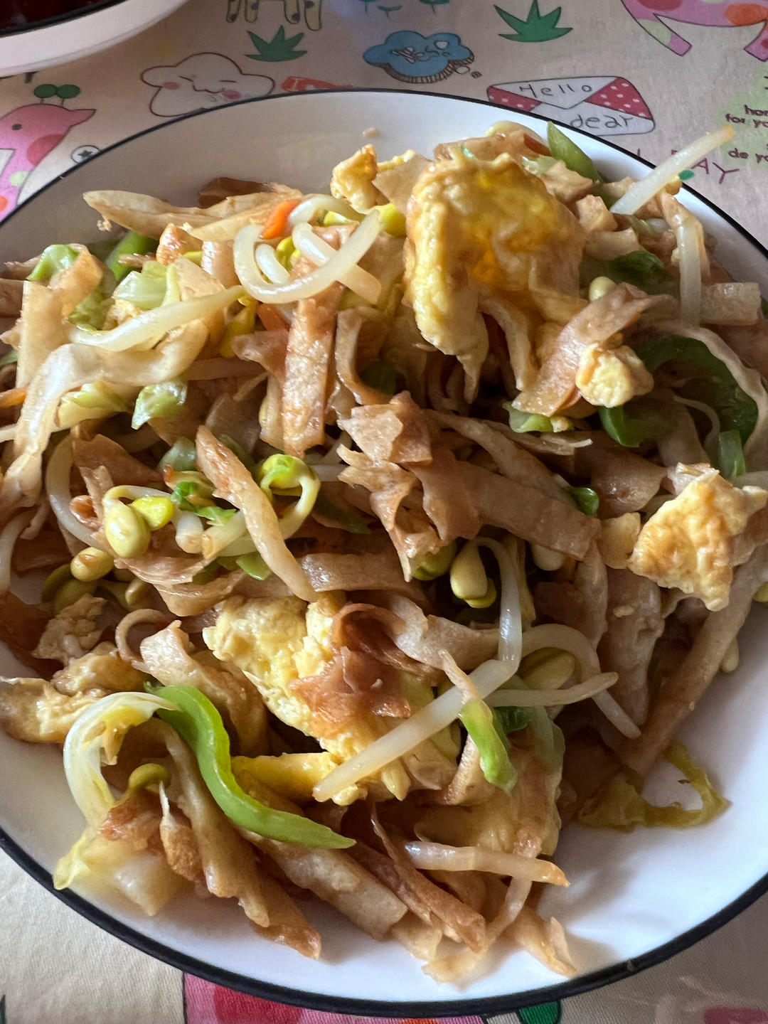 鸡蛋炒饼