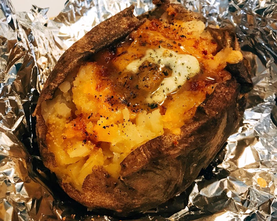 烤土豆 jacket potato/baked potato的做法
