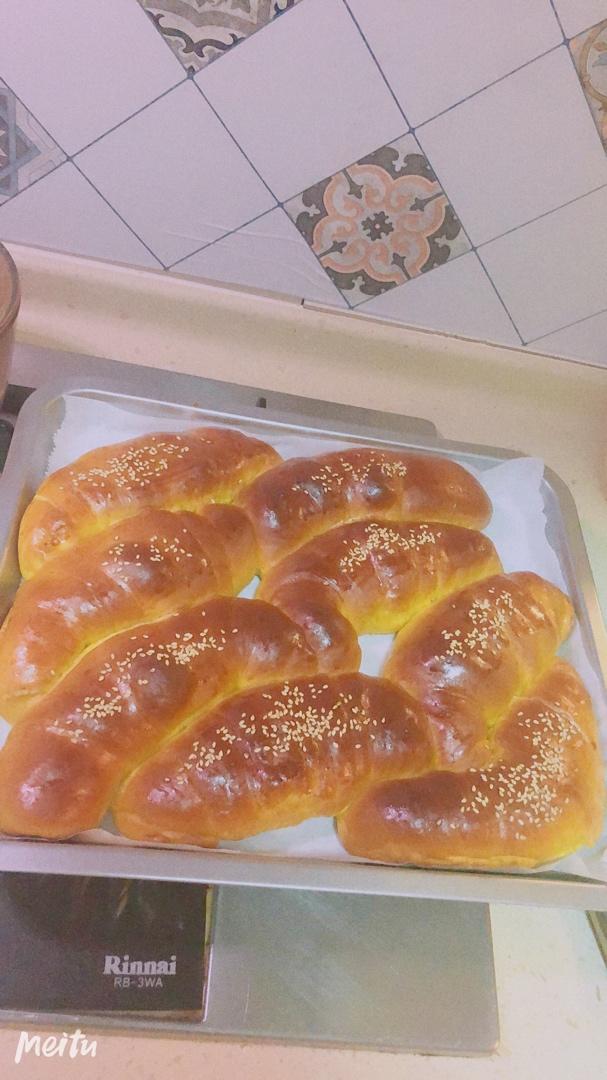 南瓜牛角餐包