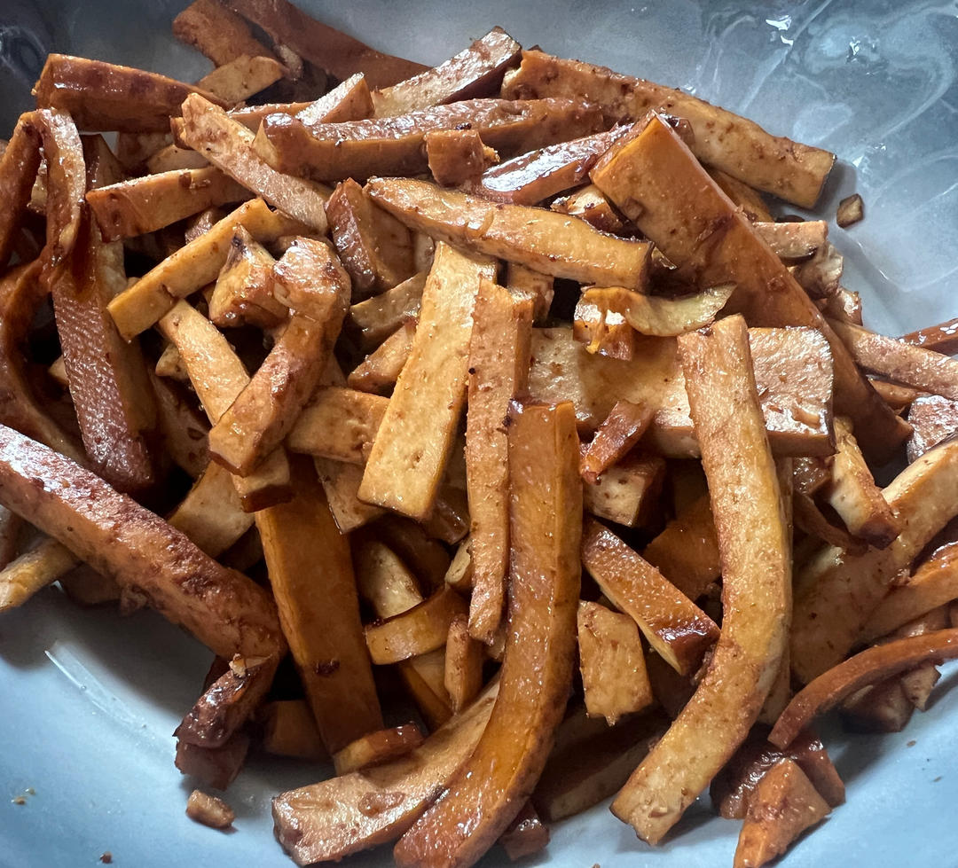 家常炒豆腐干丝