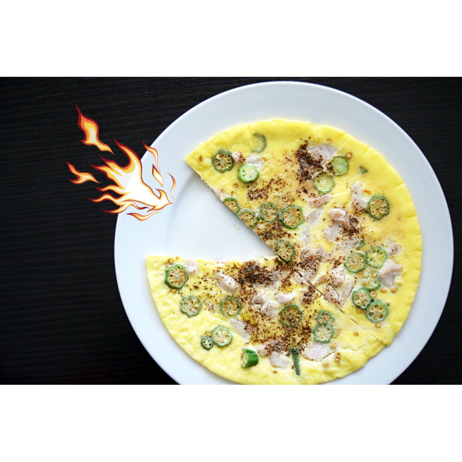 Omelet Pizza （蛋饼匹萨）