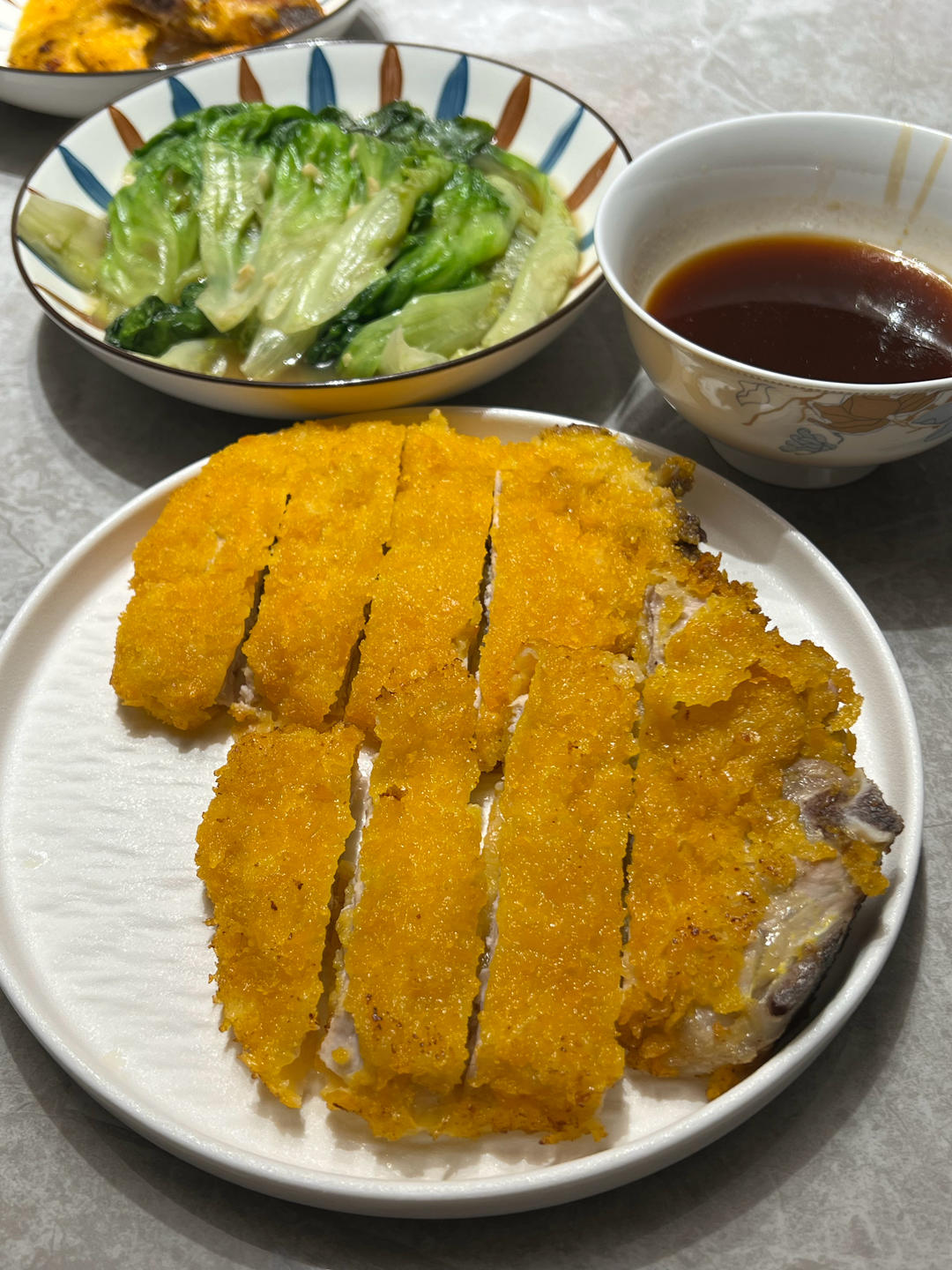 家常快手菜 日式炸猪排（自调酱汁）