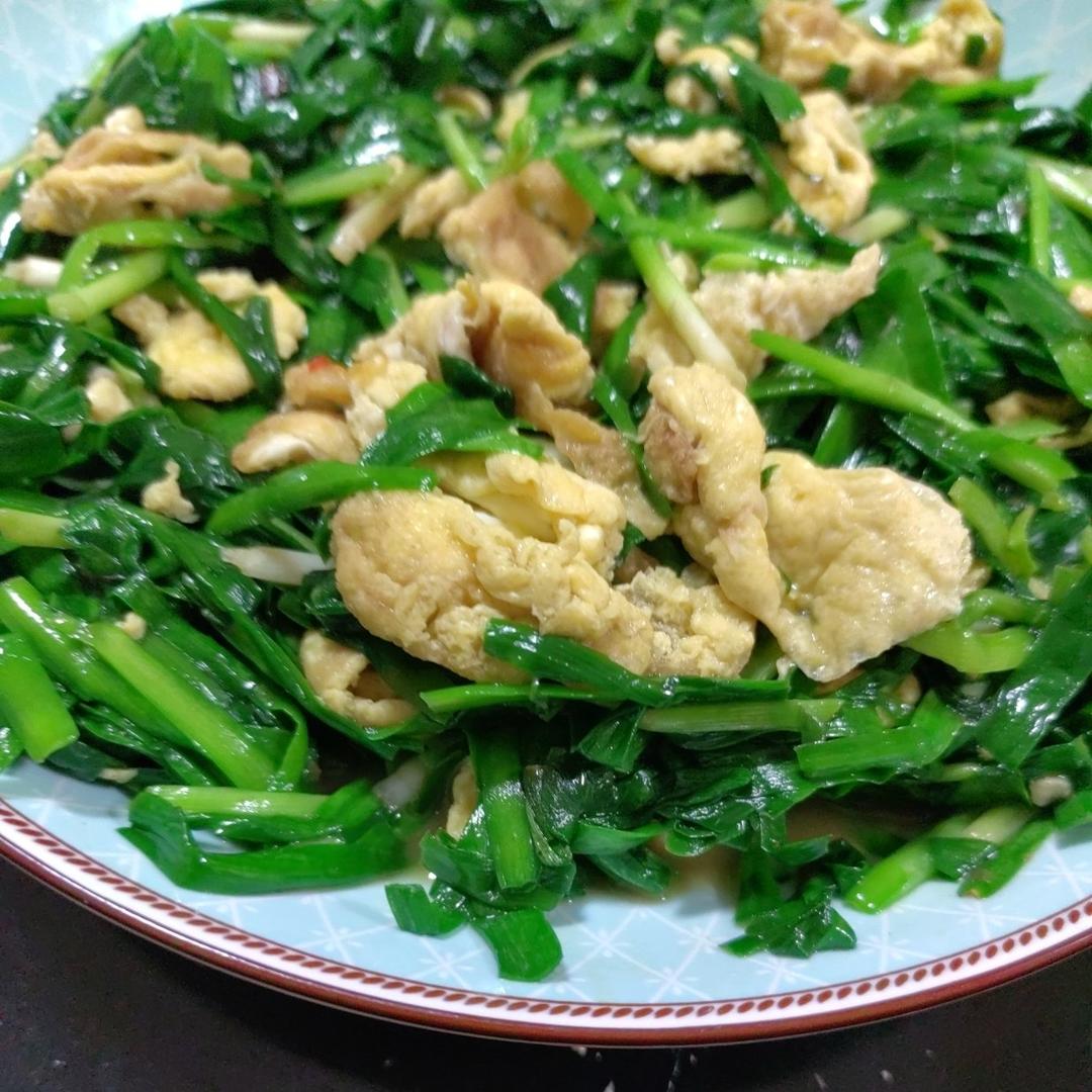 韭菜炒鸡蛋——三分钟快手下饭菜 掌握火候的秘诀