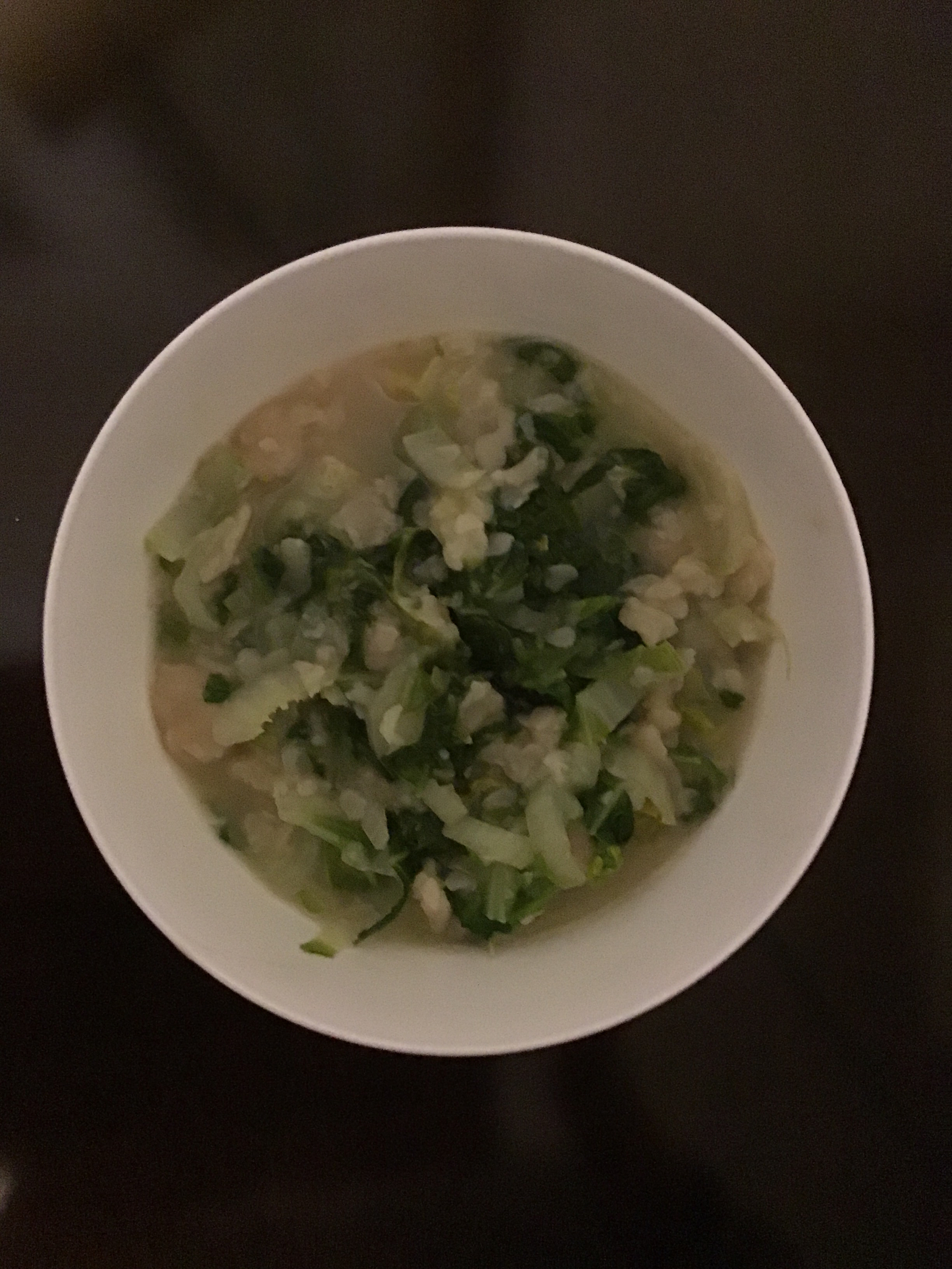 菠菜疙瘩汤（清淡）