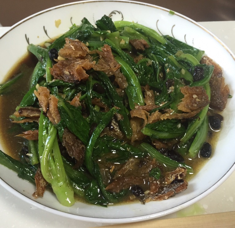 豆豉鲮鱼油麦菜