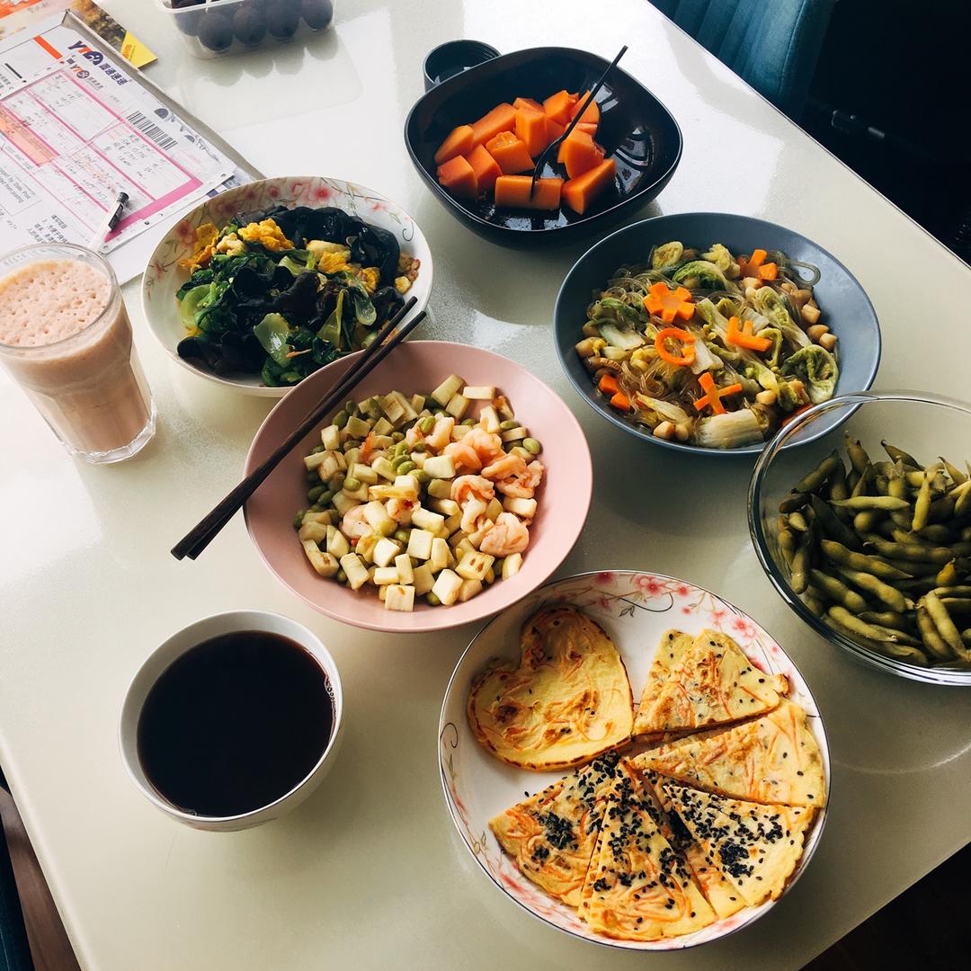 胡萝卜鸡蛋饼