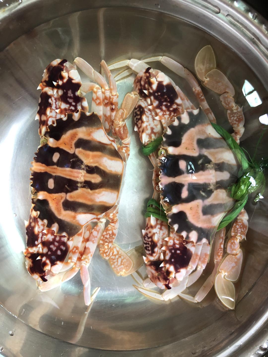 清蒸花鹿蟹的做法 步骤1