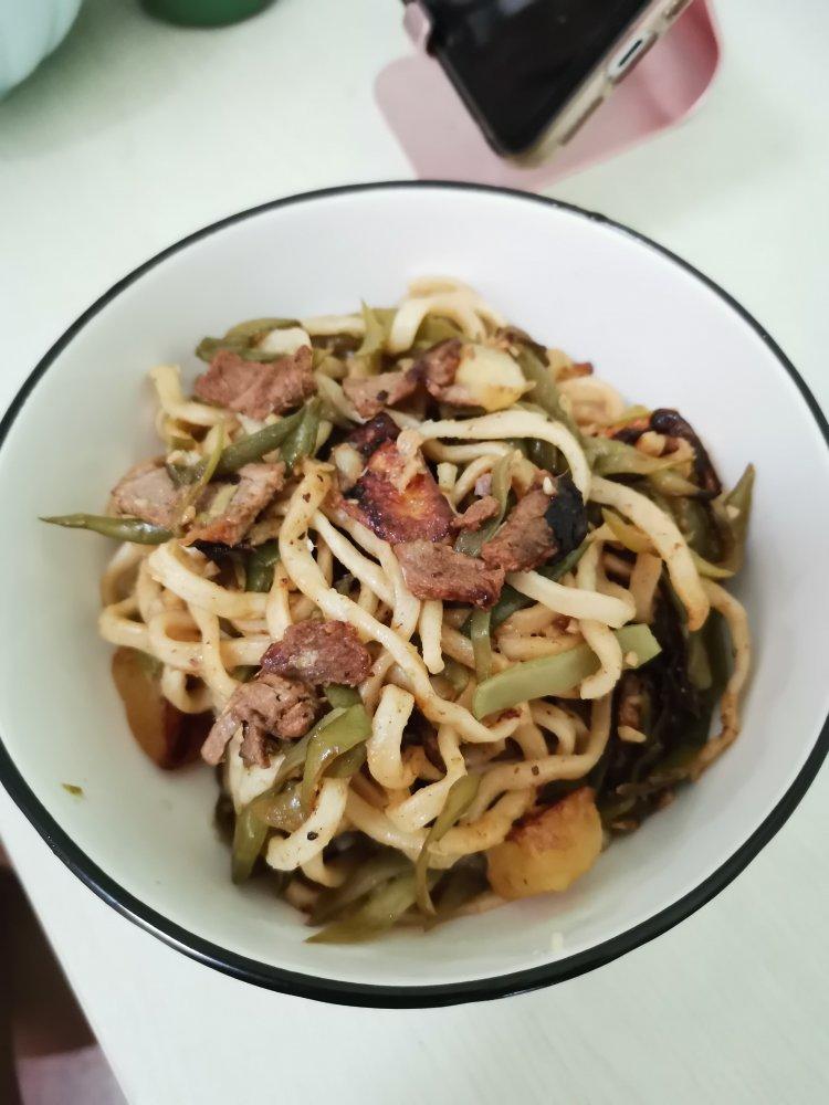 豆角焖面