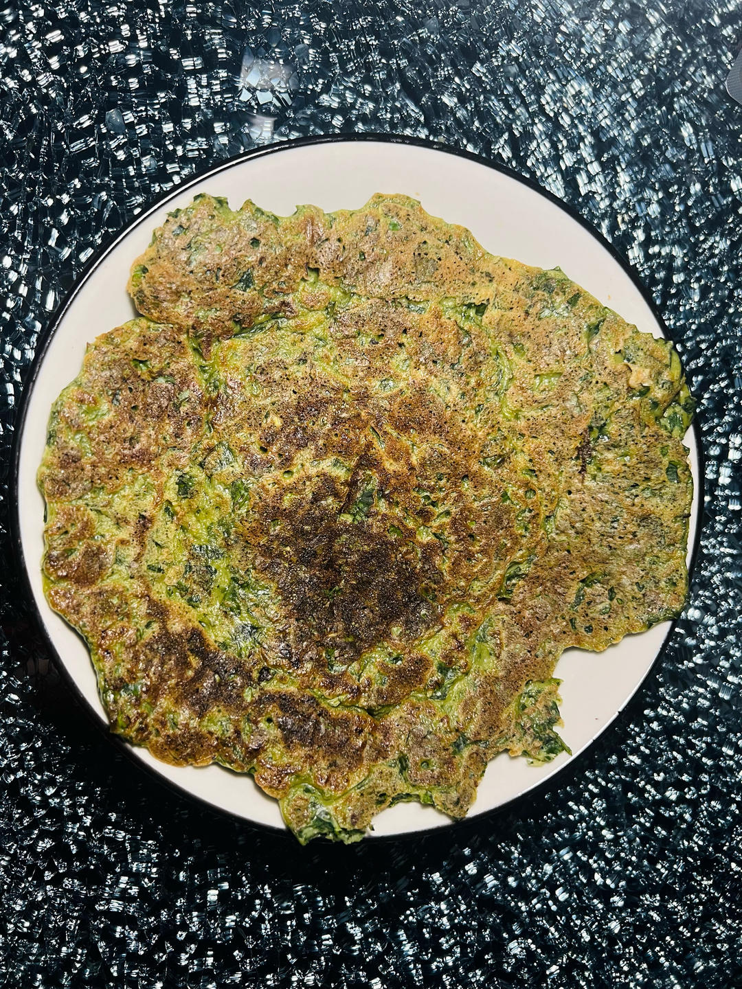 红薯叶软饼