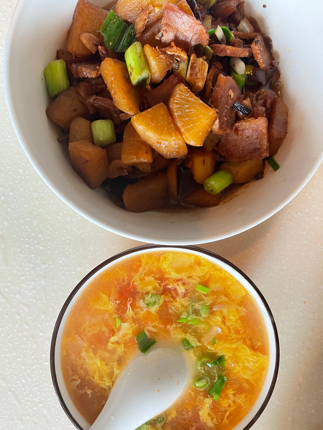 错】简单又好喝的西红柿鸡蛋汤,家常又营养哦图片】杨子小厨娘_下厨房