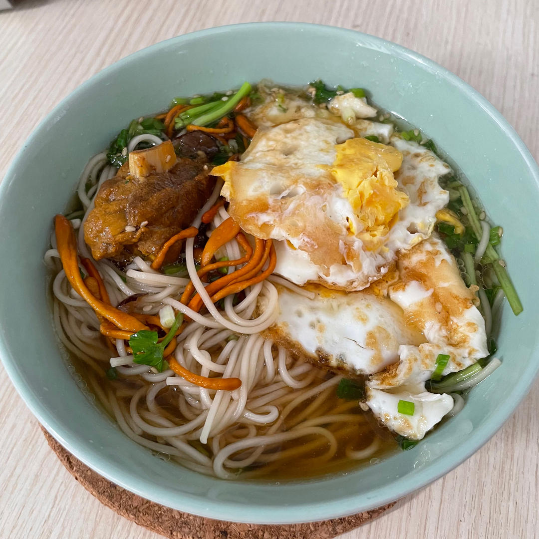 能治感冒的快手阳春面🍜营养热汤面（辛温解表）