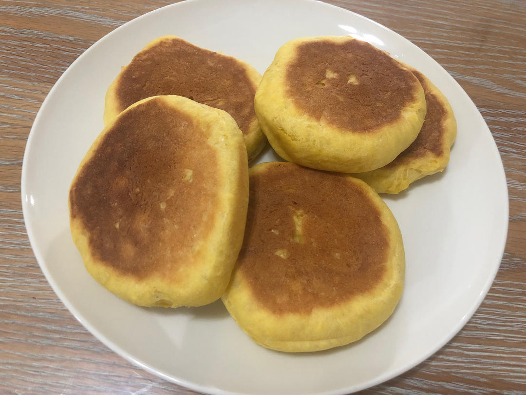 堂妈小厨——发面南瓜饼