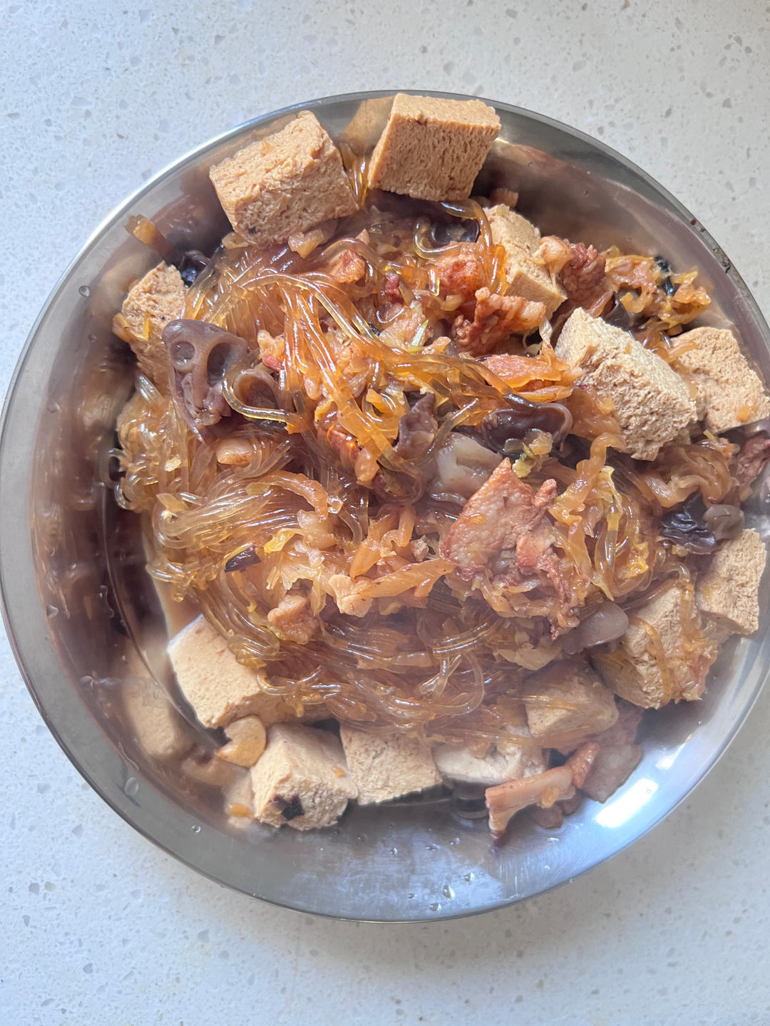 酸菜冻豆腐炖粉条