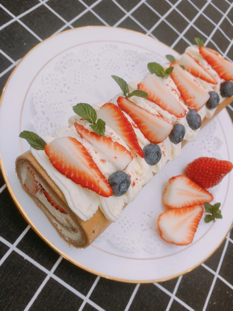 红丝绒蛋糕卷（超详细）