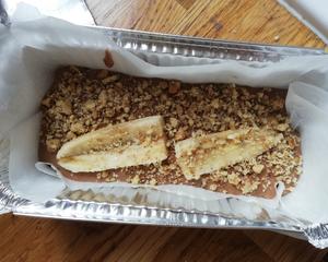 低卡版香蕉蛋糕banana bread (无油无糖，低卡高纤维又快手）的做法 步骤4