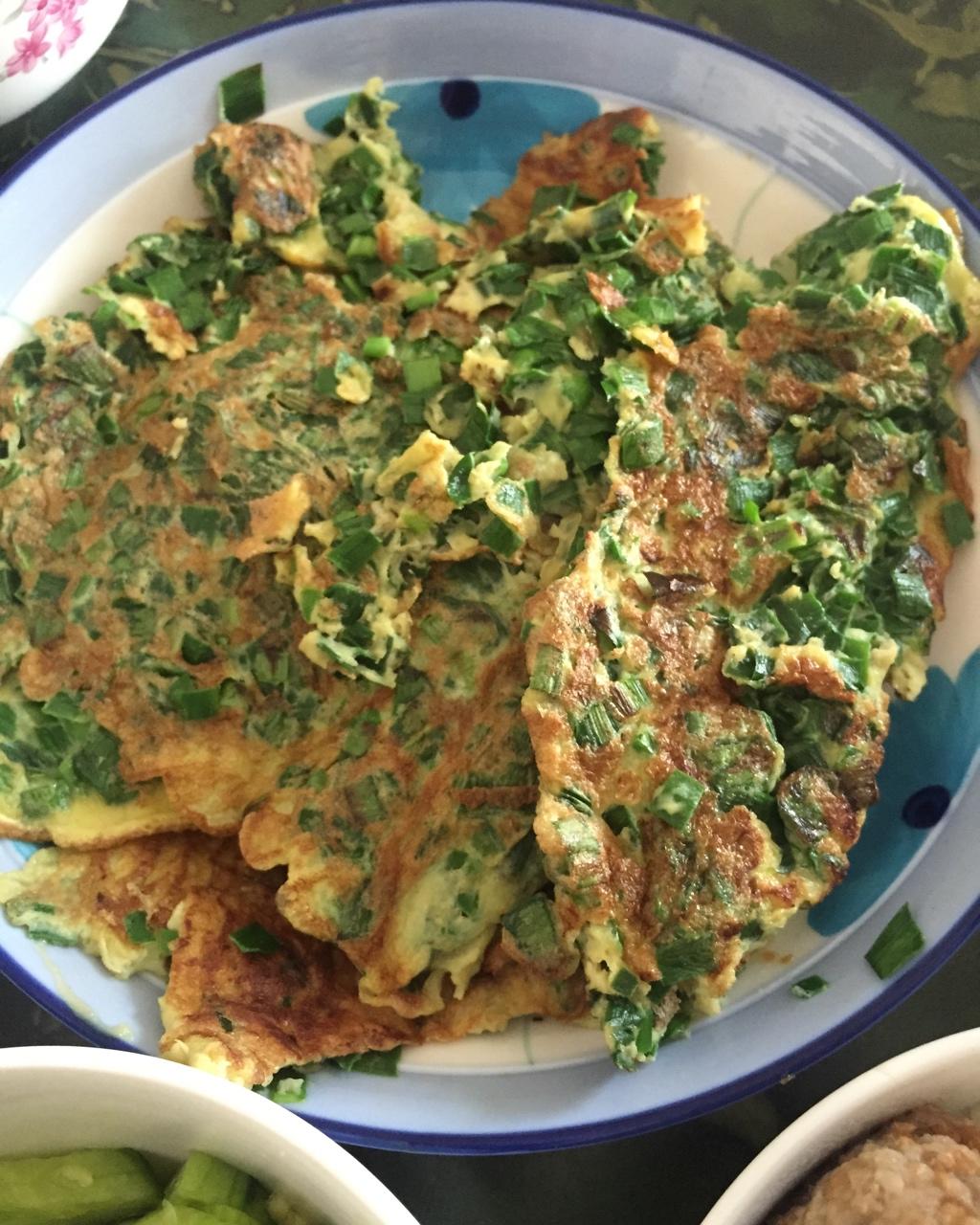 韭菜鸡蛋饼