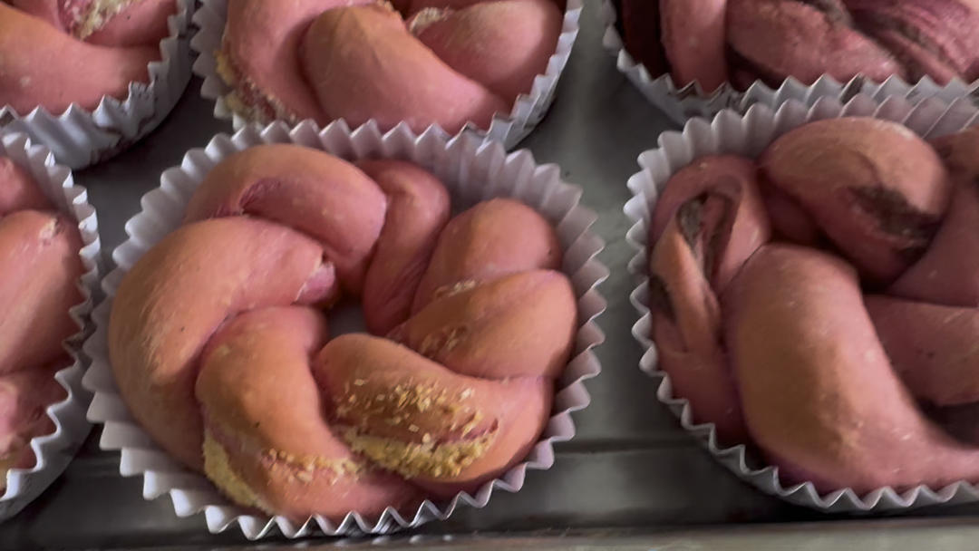 火龙果面包怎么不变色‼️都说累了仔细看哈！