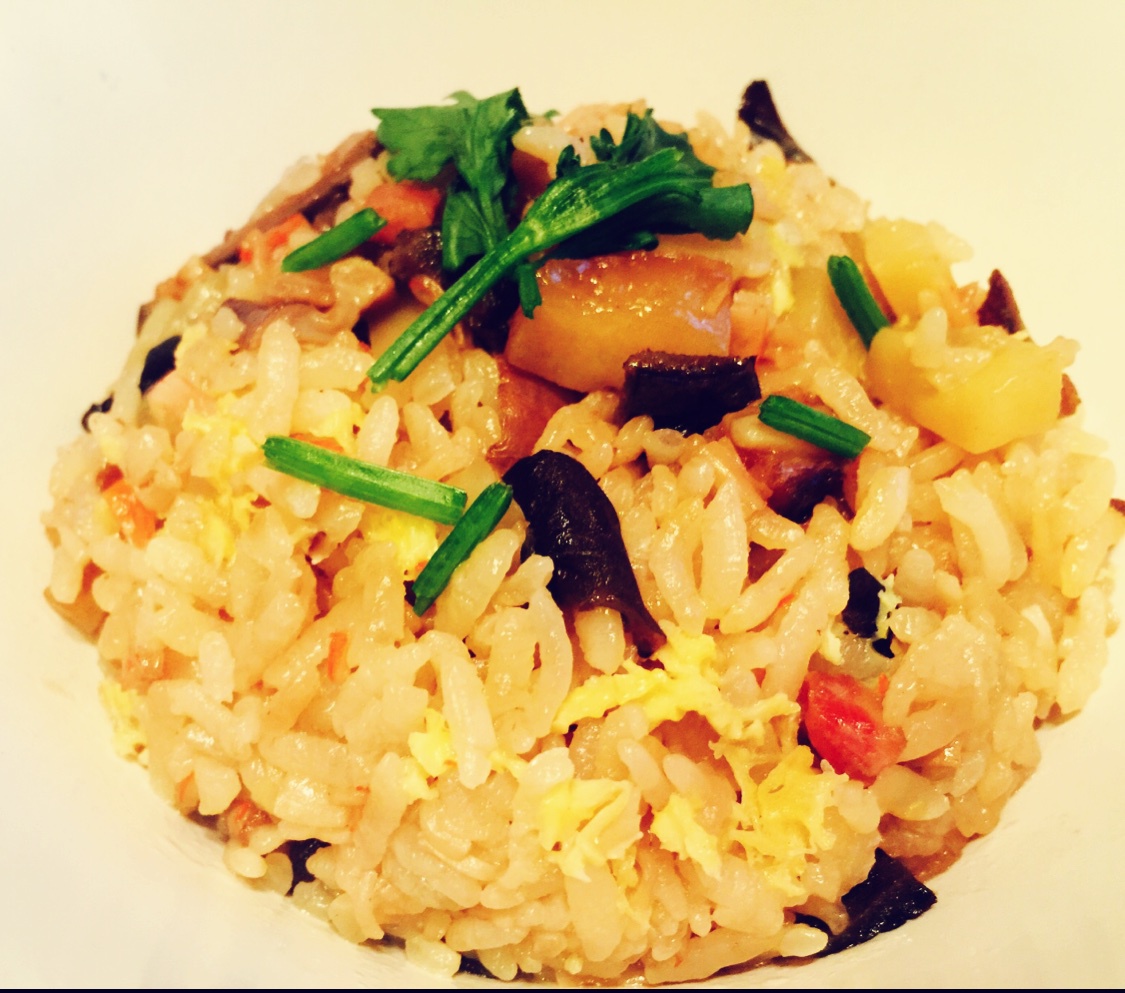 土豆蘑菇腊味饭