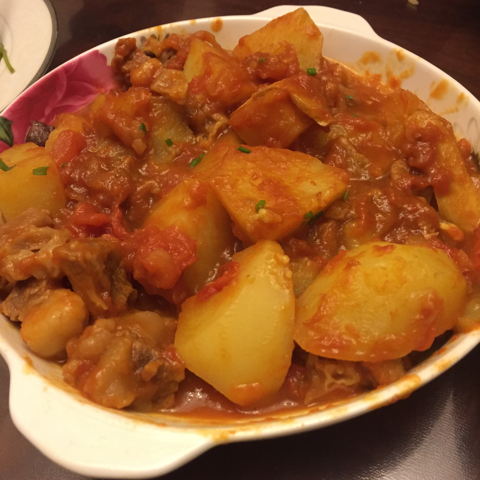 番茄土豆炖牛腩