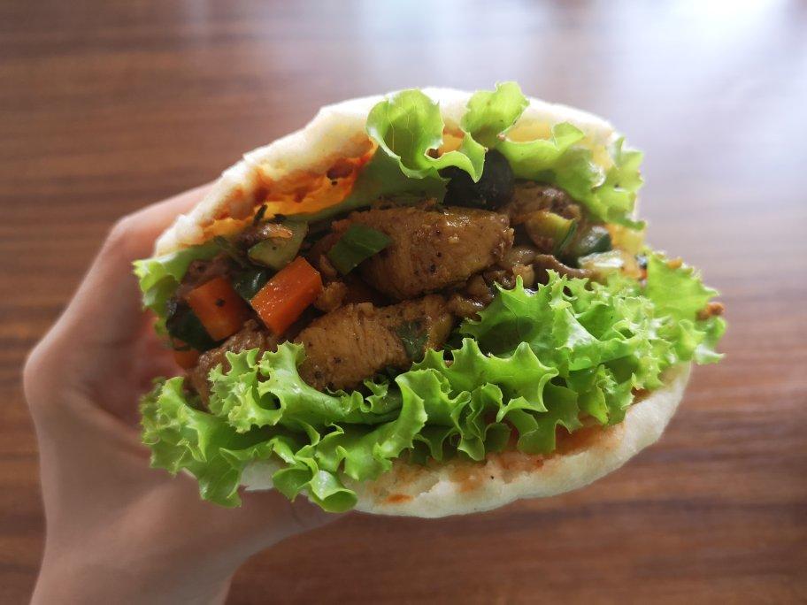 鸡肉版肉夹馍