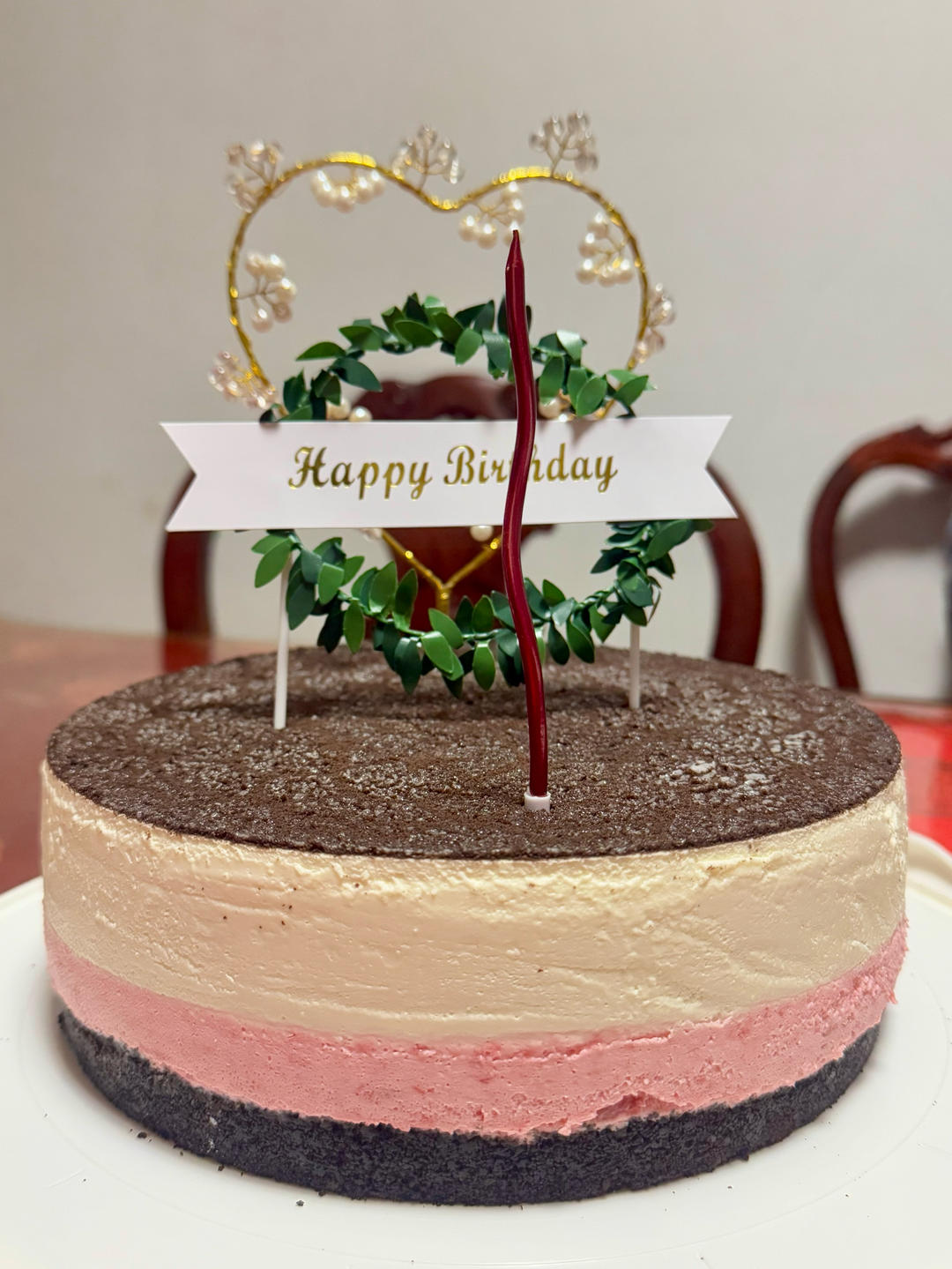 🍓双色草莓酸奶乳酪蛋糕