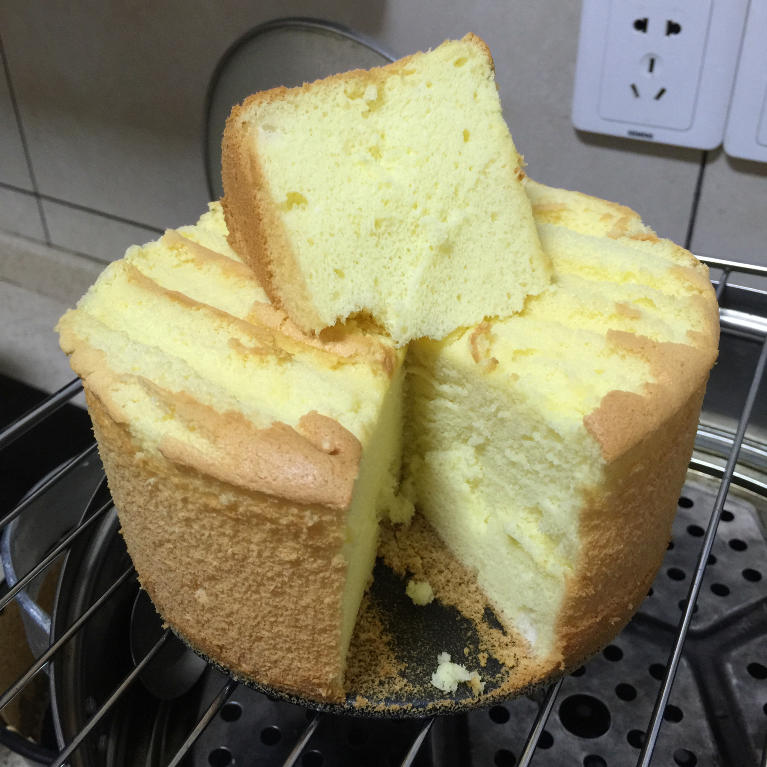 《Tinrry+》戚风蛋糕（6寸配方）（基础、超详细教程）