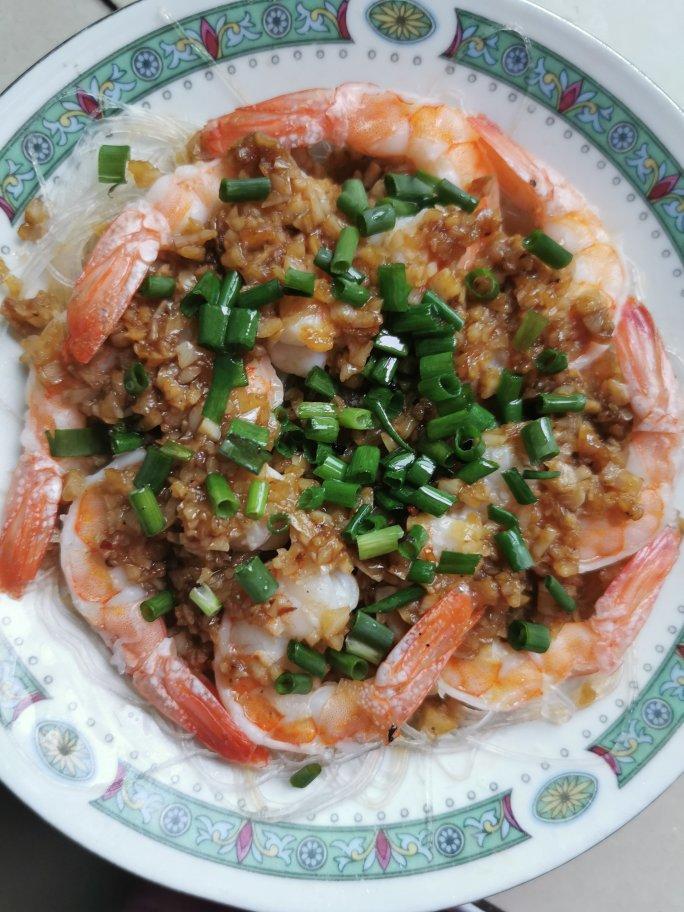 蒜蓉粉丝蒸虾