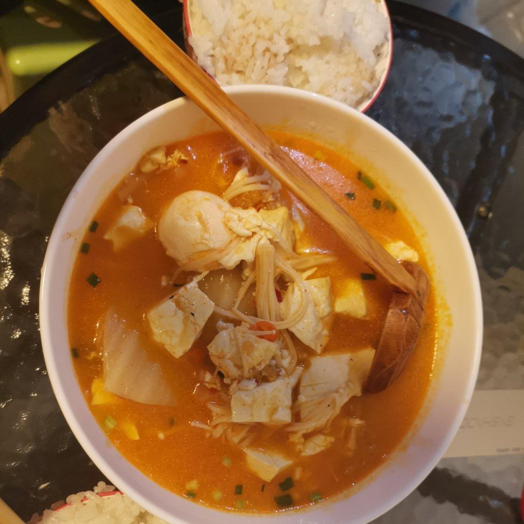 好吃到哭泣的泡菜豆腐汤